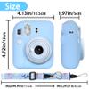 Aenllosi Hard Case for Fujifilm Instax Mini 12/11 and Silicon Case for Instax Mini 12 view 4