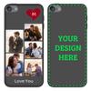 Customized Phone Case for iPod Touch 5 6 7 Personalized Collage Photo Phone Case Multi-Picture Cover,Anti-Fall TPU Slim Soft Black Case for Birthday Xmas Valentines Friends Gift view 1