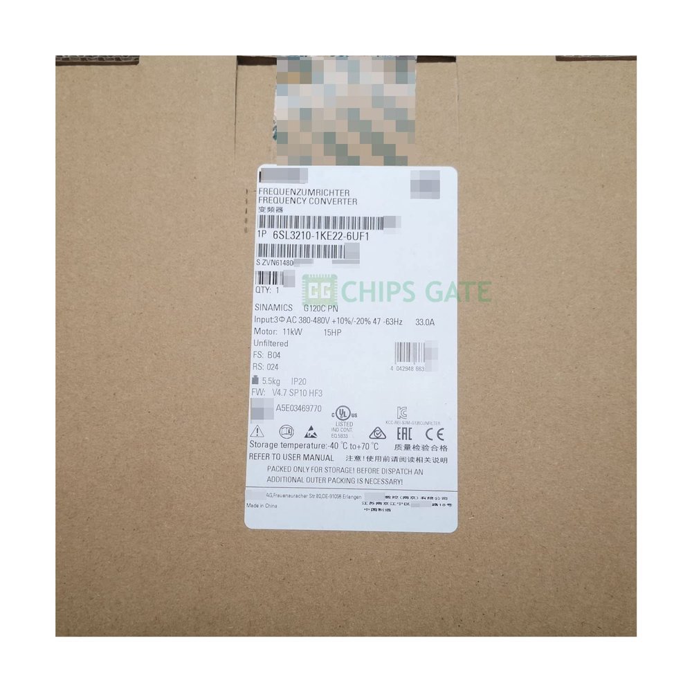 New in Sealed Box 6SL3 210-1KE22-6UF1 6SL3210-1KE22-6UF1