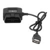 OBD Power Cable, 48cm/18.9in OBD Power Adapter Cable with Switch Button Acc Mode Low Voltage Fit for Dash Camera Phone Charging view 4