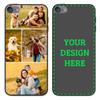 Custom Multi-Picture Phone Cases for iPod Touch 5 6 7 Personalized Collage Pictures Phone Case Customized Full Body Protection Shockproof Slim Soft Black Phone Cover Printable Phone Case view 1