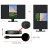 HDMI Display Dongle Adapter, 4K HD Screen Sharing, Streaming Media Video Audio Sound File HDMI Extender from Laptop PC Phone to HDTV Projector, No Delay view 2