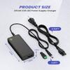 24Volt 2.5Amp 60W Power Supply AC 100-240V Adapter for LED Strip Light, Wireless Router, ADSL Cats, HUB, Switches, Security Cameras, Audio/Video 24V 2.5A 50-60Hz Power Cord with 5.5 x 2.1mm 2.5mm view 3