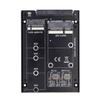 ChenYang MSATA  M.2 NGFF SATA SSD to 2.5" SATA 2 in 1 Combo JBOD HDD Disk Drive Enclosure Adapter view 1