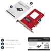 StarTech.com U.2 PCIe NVMe SSD Adapter for Desktop view 4