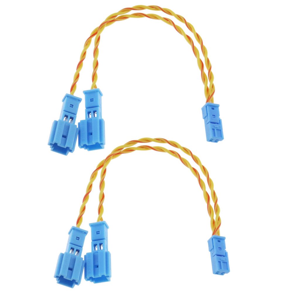 Micro Traders 2Pcs Speaker Tweeter Wiring Harness Connector Compatible with BMW X1/X3/X5 F10/F18/F30/F20/E60/E90/E70 Speaker Harness