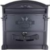 LUYIYI Suggestion Box Mailbox Complaint Suggestion Box Retro Mailbox European Villa Letter Box Post Box Outdoor Wall Hanging Wall Creative Postal Garden with Lock view 1