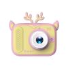 Namolit 1080P Mini Cartoon Kids Digital Camera Digital Video Camera for Kids Dual Lens 2.0 Inch IPS Screen Built-in Battery Cute Photo Frames Interesting Games with Neck Strap Birthday view 1