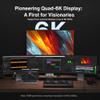 iVANKY FusionDock Max 1 Dual Thunderbolt 4 Chips, 20-in-1 Quad 6K@60Hz Monitor MacBook Docking Station, 40Gbps Dock for Mac M1/M2/M3 Pro/Max, 2HDMI 2.0, 96W PD, 10Gbps USB, 2.5 GbE, Silver view 2