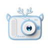 Namolit 1080P Mini Cartoon Kids Digital Camera Digital Video Camera for Kids Dual Lens 2.0 Inch IPS Screen Built-in Battery Cute Photo Frames Interesting Games with Neck Strap Birthday view 1