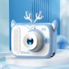 Namolit 1080P Mini Cartoon Kids Digital Camera Digital Video Camera for Kids Dual Lens 2.0 Inch IPS Screen Built-in Battery Cute Photo Frames Interesting Games with Neck Strap Birthday view 2
