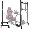 Marada Racing Sim Monitor Frame for Racing Simulator Cockpit Support Screens from 24 to 60 inches Stable & Height Position Adjustable Driving TV Mount Display Stand for TV and PC Monitors view 2
