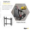 Marada Racing Sim Monitor Frame for Racing Simulator Cockpit Support Screens from 24 to 60 inches Stable & Height Position Adjustable Driving TV Mount Display Stand for TV and PC Monitors view 3