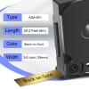 KCMYTONER 20 Pack Compatible for TZe-841 TZe841 TZ841 TZ-841 Laminated Ptouch Label Tape 18mm 0.7 Inch Black on Gold Tape for PT-E550WVP PT-E800W PT-H300 PT-H300LI PT-P750WVP Label Maker view 2