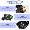 KCMYTONER 20 Pack Compatible for TZe-841 TZe841 TZ841 TZ-841 Laminated Ptouch Label Tape 18mm 0.7 Inch Black on Gold Tape for PT-E550WVP PT-E800W PT-H300 PT-H300LI PT-P750WVP Label Maker view 3