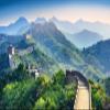 Loccor Fabric 7x5ft China Great Wall Backdrop World Famous Architecture Green Mountain Sky Nature Scenery Background American Chinese Family Decor Kids Adults Travel Portrait Shoot Props view 4