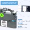 Absonic 10-Pack Tze Tz Label Tape Clear Compatible for Brother Tze-131 Tze131 Tz-131 Tz131 P Touch Tape 12mm 0.47" Black on Clear Label Maker Tape 1/2 inch Laminated for PTD220 PTD210 PTD200 PTH110 view 3