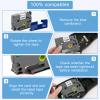 Absonic 10-Pack Tze Tz Label Tape Clear Compatible for Brother Tze-131 Tze131 Tz-131 Tz131 P Touch Tape 12mm 0.47" Black on Clear Label Maker Tape 1/2 inch Laminated for PTD220 PTD210 PTD200 PTH110 view 4