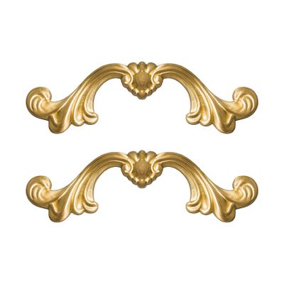 Handle,Cupboard Knobs,Handles Knobs Handle Door Handle Vintage Gold Kitchen Handle Drawer Handle Traditional Copper Dresser for Kitchen Cabinet Pulls Drawer ( Color : Hole Distance 64mm , Size : 2 PCS
