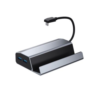 6 in 1 Steam Deck Docking Station, YMY Multiport Steam Deck Dock with HDMI 2.0 4K@60Hz, Gigabit Ethernet, 3 USB-A 3.0 and Full Speed Charging USB-C Port Compatible with Valve Steam Deck