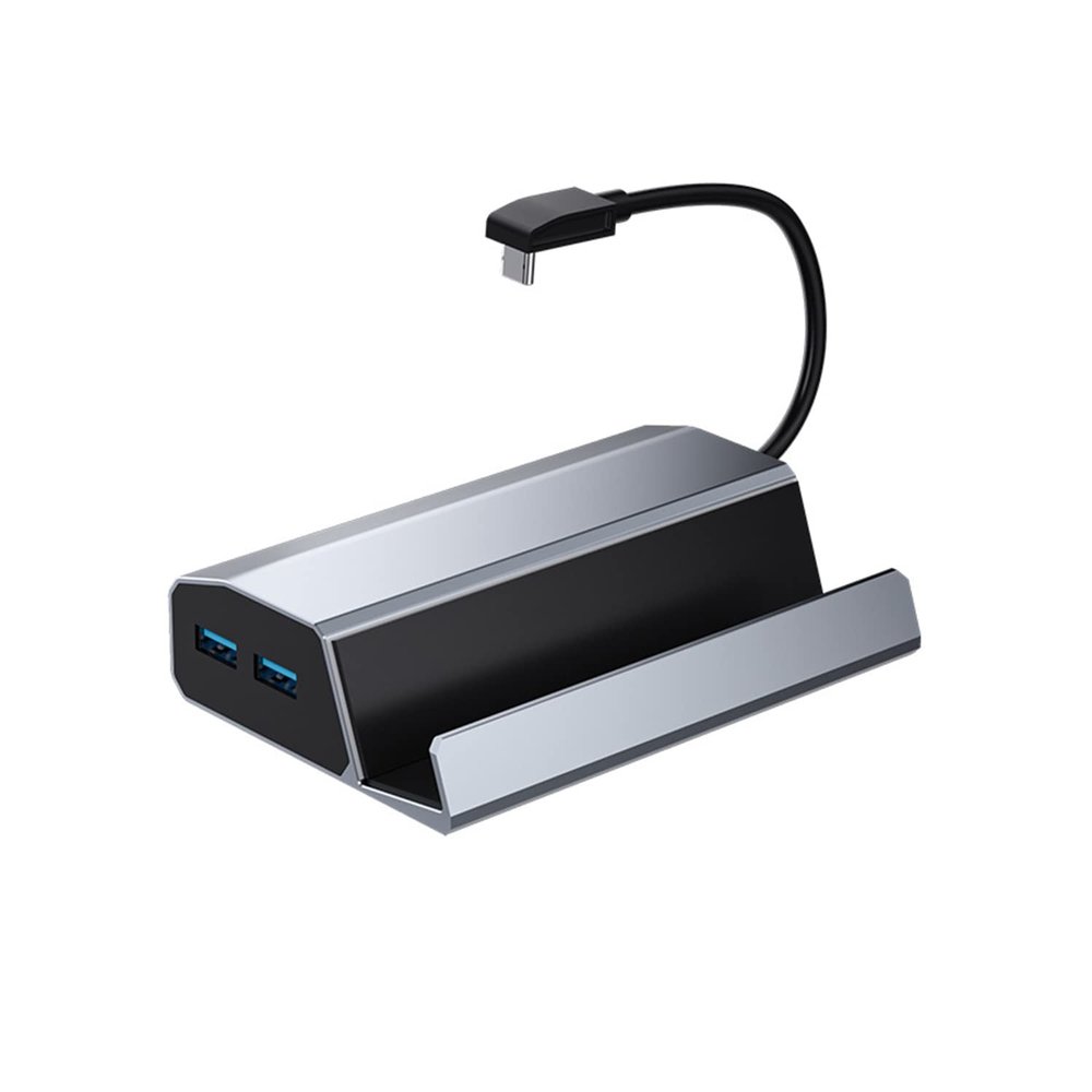 6 in 1 Steam Deck Docking Station, YMY Multiport Steam Deck Dock with HDMI 2.0 4K@60Hz, Gigabit Ethernet, 3 USB-A 3.0 and Full Speed Charging USB-C Port Compatible with Valve Steam Deck