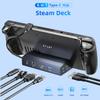 6 in 1 Steam Deck Docking Station, YMY Multiport Steam Deck Dock with HDMI 2.0 4K@60Hz, Gigabit Ethernet, 3 USB-A 3.0 and Full Speed Charging USB-C Port Compatible with Valve Steam Deck view 3