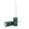 100pcs jccon 100uf 35v Green Gold Capacitors Audio Amplifier Inline High-Frequency Low Resistance Aluminium Electrolytic Capacitor (6x11mm) view 2