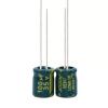 100pcs jccon 100uf 35v Green Gold Capacitors Audio Amplifier Inline High-Frequency Low Resistance Aluminium Electrolytic Capacitor (6x11mm) view 3