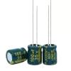100pcs jccon 100uf 35v Green Gold Capacitors Audio Amplifier Inline High-Frequency Low Resistance Aluminium Electrolytic Capacitor (6x11mm) view 4