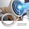 SYH&AQYE 32 Strands Silver Plated Speaker Wire, High Temperature Resistant Speaker Lead Wire Repair for 18 inch Professional Speakers Strong Subwoofer Speakers(1M) view 2