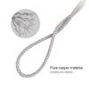 SYH&AQYE 32 Strands Silver Plated Speaker Wire, High Temperature Resistant Speaker Lead Wire Repair for 18 inch Professional Speakers Strong Subwoofer Speakers(1M) view 3