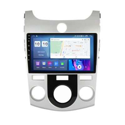 Car Stereo Android 12 for KIA Forte Cerato 2008-2013 9-Inch Full Hd Touchscreen Car Audio Receiver with Bluetooth, Fm Radio, USB, Rear View Camera, External Mic/Aux Input