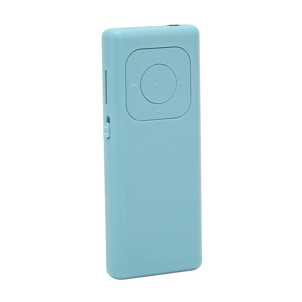 Portable MP3 Player, Lossless Decoding Sound Quality Mini Player with USB Port Support 64G Memory Memory Card for Study Outdoor Gym Workouts 180mAh (Blue)