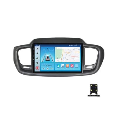 Double Din Car Stereo 9 Inch Android System Touch Screen Multimedia Player for Kia Sorento 3 2014~2017 with GPS Navigation WiFi Bluetooth SWC Mirror Link FM Car Audio Receiver,M700s