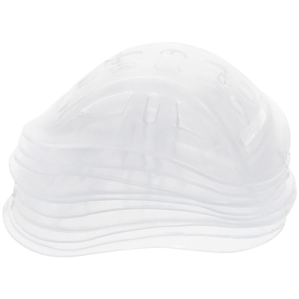 Uonlytech 10pcs Safety Hat Chin Cups Ergonomic Chin Protectors for Hard Hats Lightweight Comfortable Material Easy to Use and Store for Safety Helmets