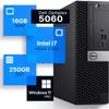Dell Optiplex 5060 Desktop Computer | Hexa Core Intel i7 (3.4) | 16GB DDR4 RAM | 250GB SSD Solid State | Windows 11 Professional | Home or Office PC, Black (Renewed) view 2