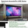 Elite Screens Spectrum AcousticPro UHD, 100-INCH Motorized Electric Projector Screen Moir-Free Sound Transparent Perforated Weave Movie Home Theaters, ELECTRIC100H2-AUHD view 4