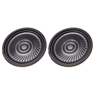 DMiotech 2 Pack 0.5 W 8 Ohm DIY 40mm Diameter Magnetic Speaker Round Type Internal Replacement Loudspeaker for DIY Speaker
