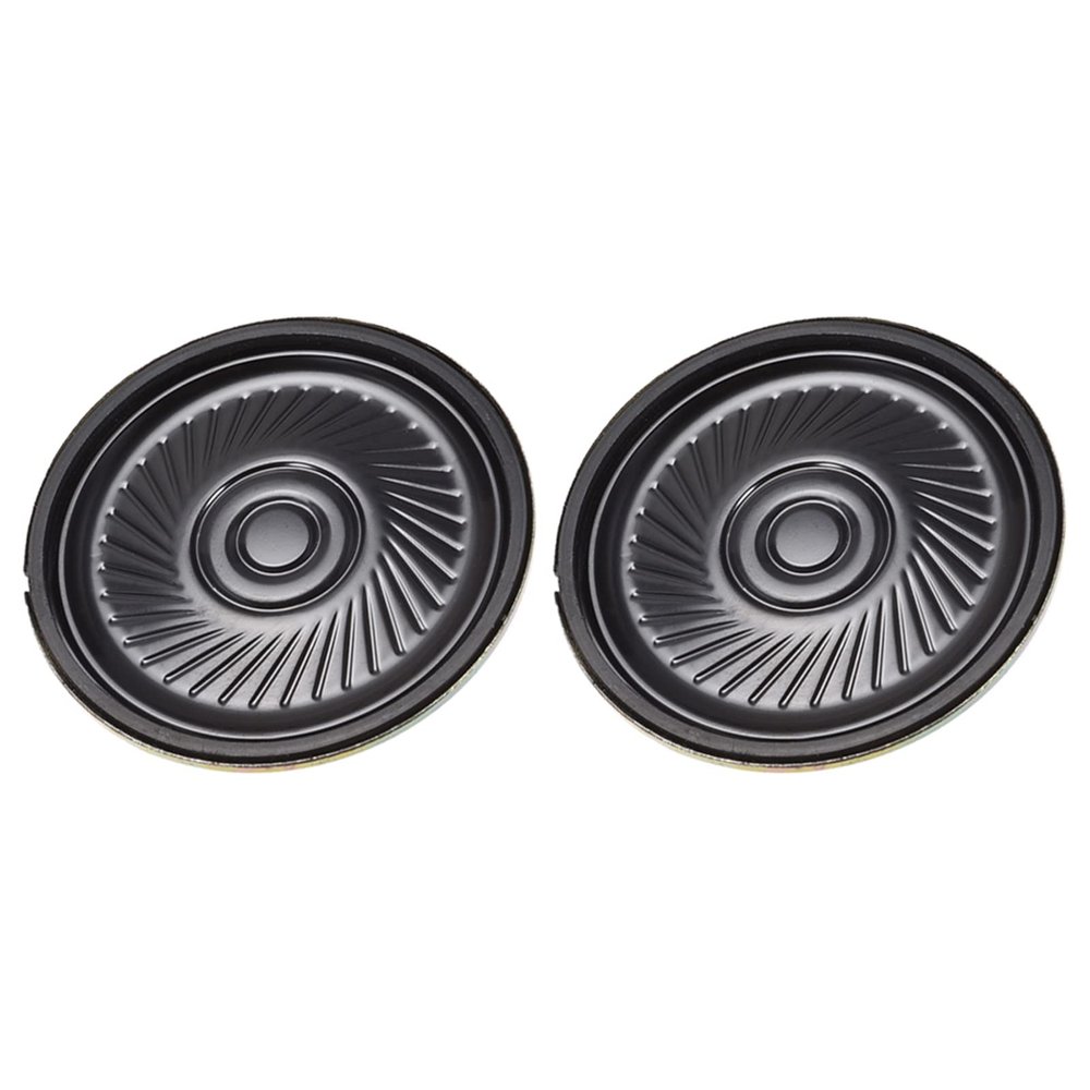 DMiotech 2 Pack 0.5 W 8 Ohm DIY 40mm Diameter Magnetic Speaker Round Type Internal Replacement Loudspeaker for DIY Speaker