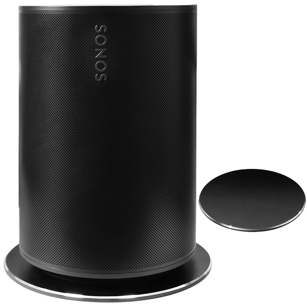 Aokicase For Sonos Era 100 Holder Sonos Era 100 Desktop Stand Holder Accessory with Integrated Cable Management, Smart Home Speaker Accessories Rack (Black, JSDZ) 1 Piece