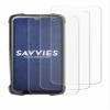 savvies Screen Protector compatible with Cubot King Kong 9 Protection Film Clear 6-Pack view 2
