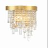 Crystorama Winfield 2 Light Antique Gold Sconce view 3