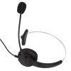 ciciglow Call Center Headset, 3.5mm PC Telephone Headset Adjustable Microphone Single Sided Business Headphone for Customer Service Online Education view 3