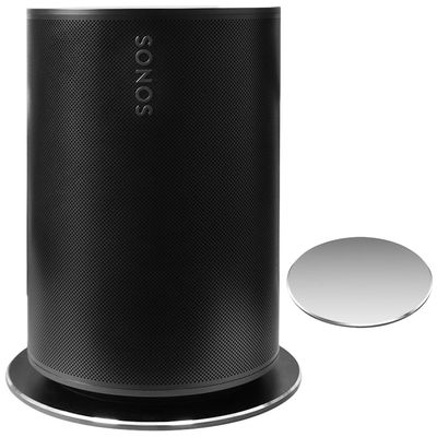 Aokicase For Sonos Era 100 Holder Sonos Era 100 Desktop Stand Holder Accessory with Integrated Cable Management, Smart Home Speaker Accessory Rack (Silver, JSDZ) 1 Piece