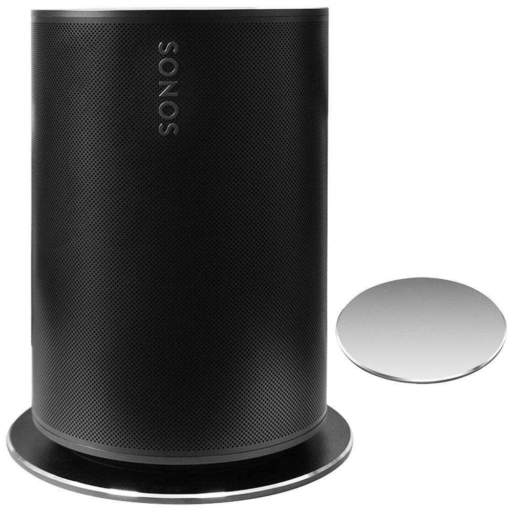 Aokicase For Sonos Era 100 Holder Sonos Era 100 Desktop Stand Holder Accessory with Integrated Cable Management, Smart Home Speaker Accessory Rack (Silver, JSDZ) 1 Piece