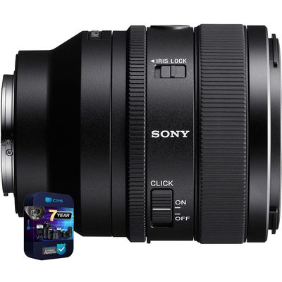 Sony SEL50F14GM FE 50mm f/1.4 GM Lens Full-Frame G Master Lens Sony E Bundle with 7 YR CPS Enhanced Protection Pack