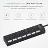 THE PERFECT PART 7 Port USB 2.0/3.0 Hub Splitter Adapter High Speed for PC Laptop Mac Desktop (USB 2.0 HUB) view 4
