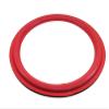 FS-15AR: 15" Foam Surround, 14.5" OD, 11.25" ID, RED, Angle Attach view 1