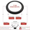 FS-11AR: 11" Acoustic Research Foam Surround, 10.5" OD, 8" ID, Gray, Angle Attach view 2
