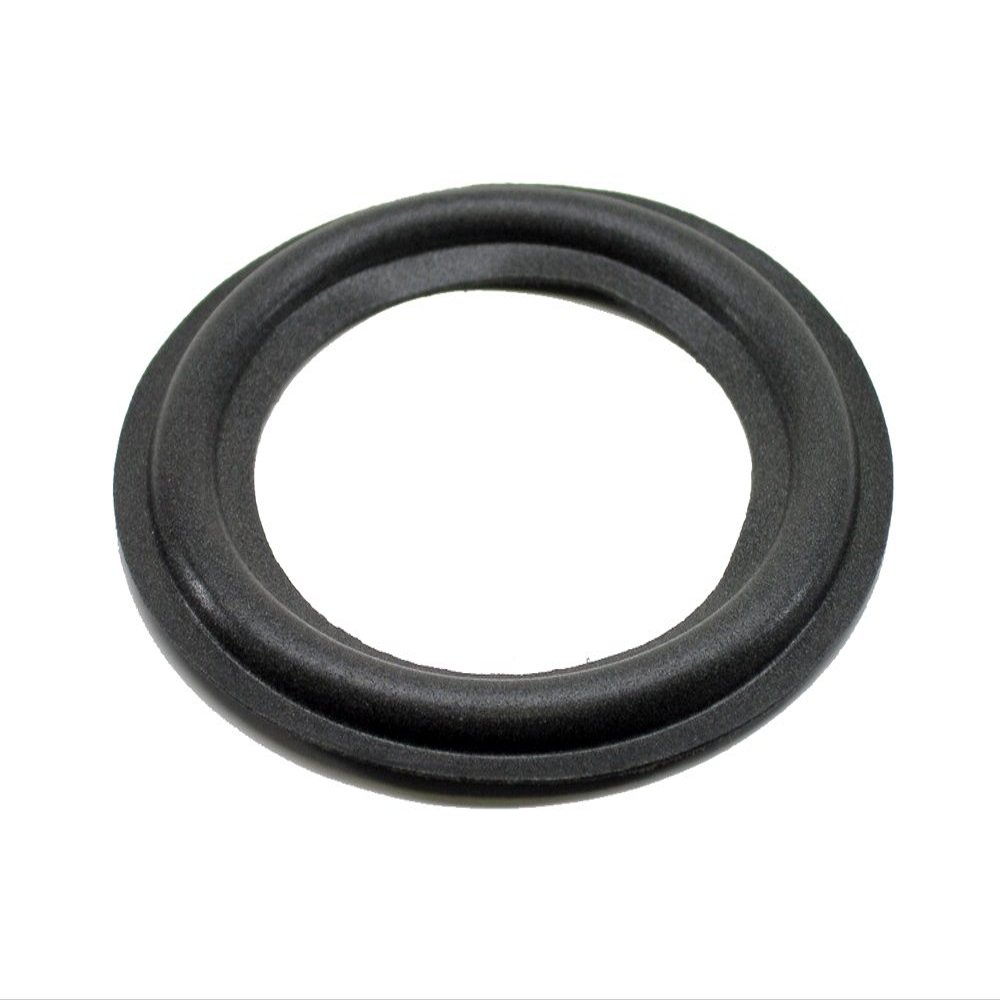 FS-4: 4" Foam Surround, 3.875" OD, 2.5" ID, Gray, Angle Attach